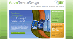 Desktop Screenshot of greendomaindesign.com
