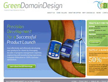 Tablet Screenshot of greendomaindesign.com